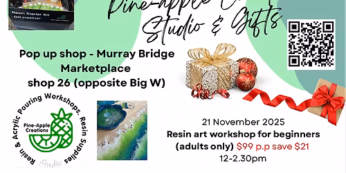 Resin art workshop (MURRAY BRIDGE, SA)