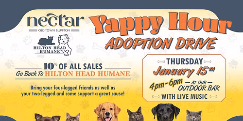 Yappy Hour Adoption Drive