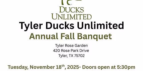 Tyler DU Fall Banquet 