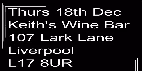 Speakeasy Bootleg Band at Keith's Wine Bar Thurs 18th Dec 9PM