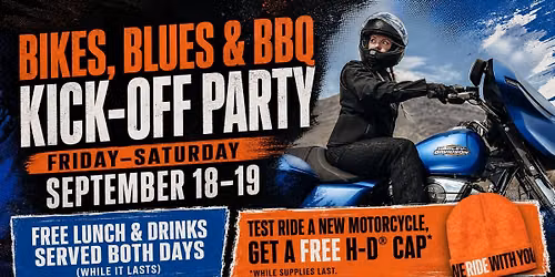 Bikes, Blues & BBQ Kick-Off Party