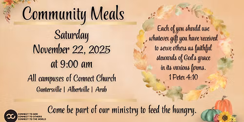 Community Thanksgiving Meals