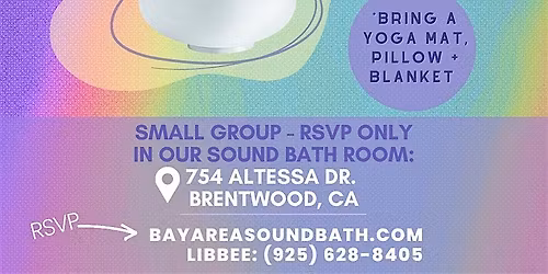 Small Group Sound Bath with Singing Crystal Bowls