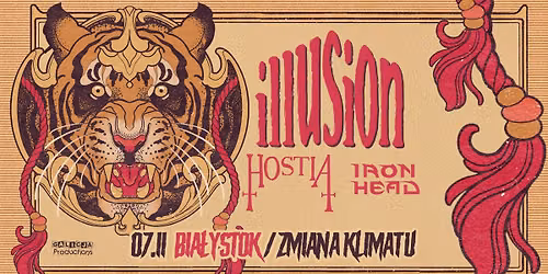 TRASA ILLUSION, HOSTIA, IRON HEAD | 07.11.26 BIA\u0141YSTOK ZMIANA KLIMATU