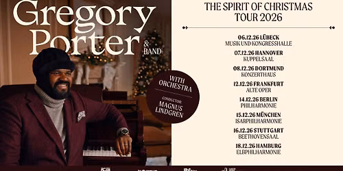Gregory Porter & Orchestra "The Spirit of Christmas" | Stuttgart