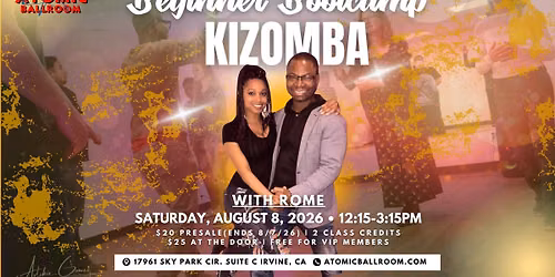 Beginning Kizomba Bootcamp with Rome - ATOMIC Ballroom