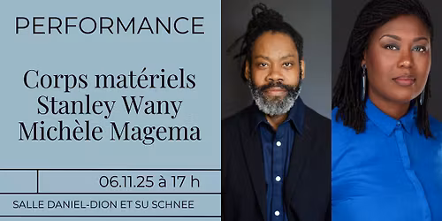 PERFORMANCE : Corps mat\u00e9riels