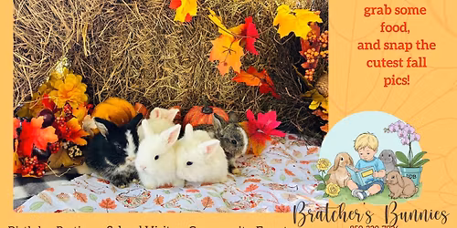 Fall Bunny Photo Booth \u2013 at the 4th Annual Food Truck Challenge, Craft Show