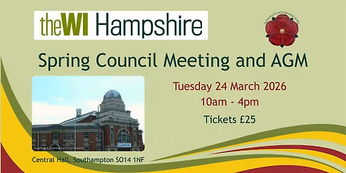 Hampshire WI Spring Council Meeting 2026