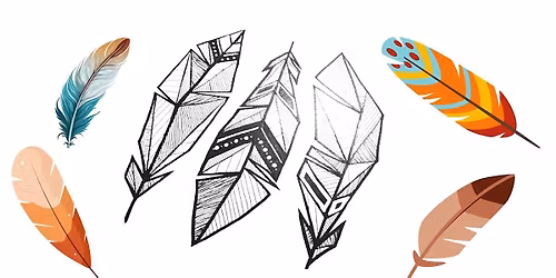 Drawing Feathers using Geometric Shapes, Art Class for kids of age 5-13