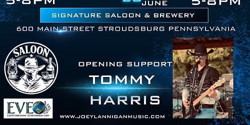 Joey Lannigan & The Spirits w\/ Tommy Harris