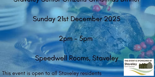 Staveley Senior Citizens Christmas Dinner