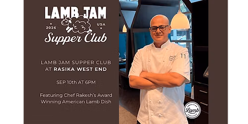 Lamb Jam Supper Club at Rasika West End