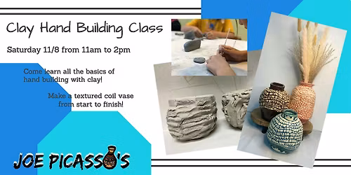 Clay Hand Building Class (WMAD ART WEEK 2025)