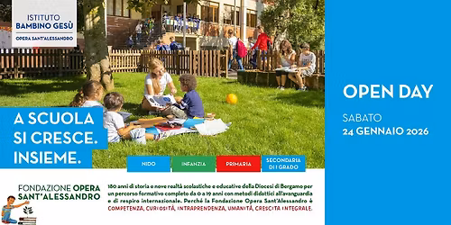 ISTITUTO BAMBINO GES\u00d9 \/ OPEN DAY 2025 - 2026