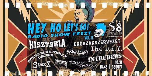 Hey Ho Let's Go Radio Show Feszt | vol.11. - S8 Underground Club