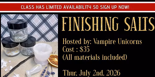 Finishing Salts