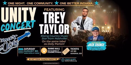 Unity Concert with Trey Taylor