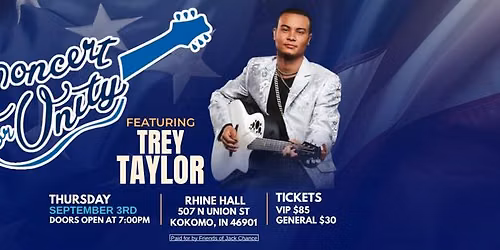 Unity Concert with Trey Taylor