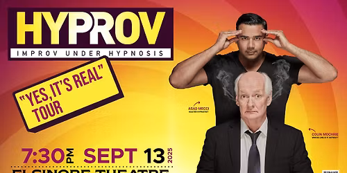 HYPROV: Yes, It's Real Tour