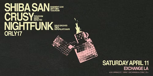Shiba San — Pure Night Club - Sunnyvale