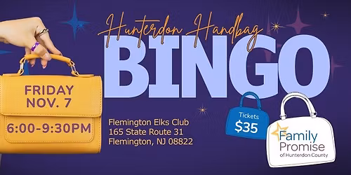 Hunterdon Handbag Bingo