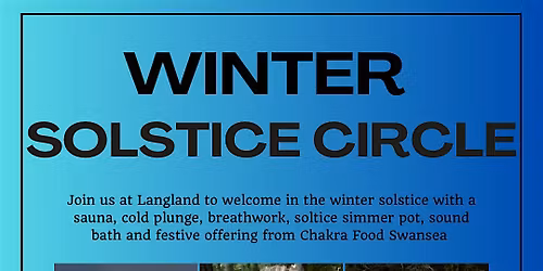 Winter Solstice Gathering 21.12.2025 at Langland