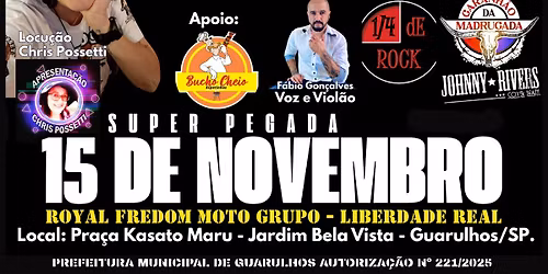 Super Pegada Royal Freedom Moto Grupo - Liberdade Real
