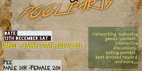 APARTMENT &POOL PARTY