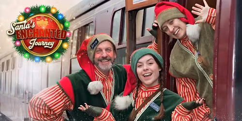 Santas enchanted journey - Festive Steam Train trip by coach  