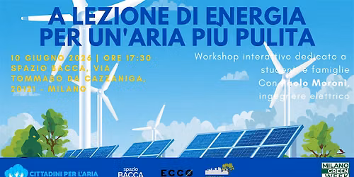 A lezione di energia per un'aria pi\u00f9 pulita