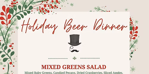 Holiday Beer Dinner