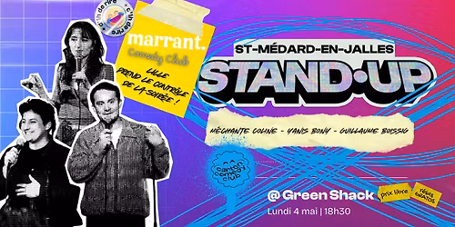 Carton Comedy Club x Marrant Comedy Club @ Green Shack (St M\u00e9dard-en-Jalles ~ 33)