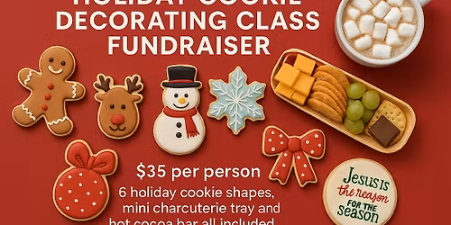 Charcuterie, Cocoa & Cookies: Cookies for a cause!