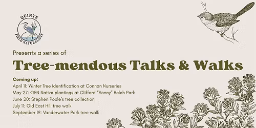 Tree-mendous Talks & Walks: May Walk at Clifford Sonny Belch Park