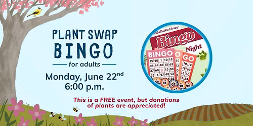 Plant Swap BINGO
