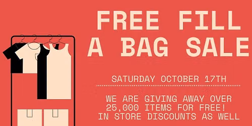 Free Fill A Bag Sale