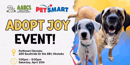 AARCS Adopt Joy Event at PetSmart Okotoks