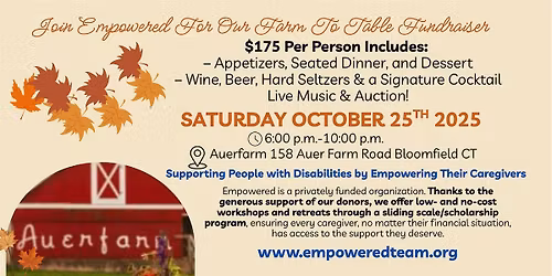 Empowered's Farm to Table Dinner