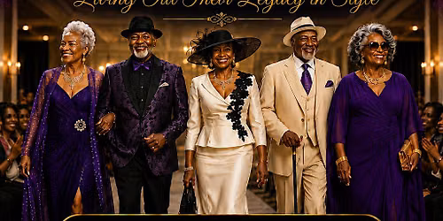 Seniors Stepping and Thriving in Elegance Fashion Show