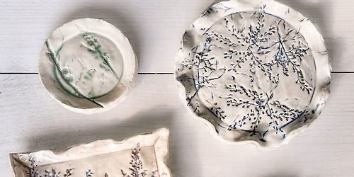 07\/21 Clay Handbuilding: Flower Press Dish