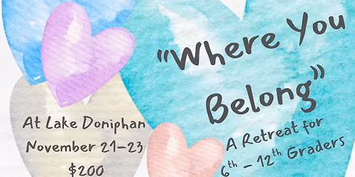 Middle & High School Fall Youth Retreat