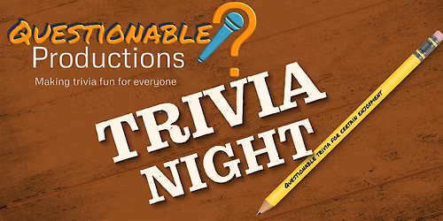 Questionable (Weekly) Trivia @ Handle Bar