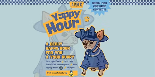 Free! Yappy Hour featuring a Derby Dog Costume Contest - Downtown Nashville