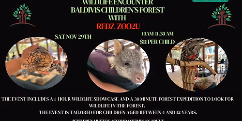WILDLIFE ENCOUNTER AT BALDIVIS CHILDREN'S FOREST