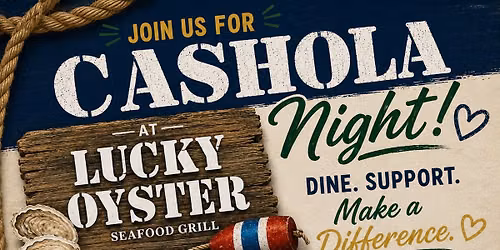 Cashola night at Lucky Oyster benefiting SEVA GRREAT