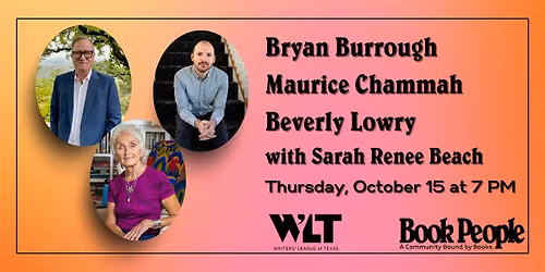 BookPeople Presents: Writers' League of Texas October Third Thursday