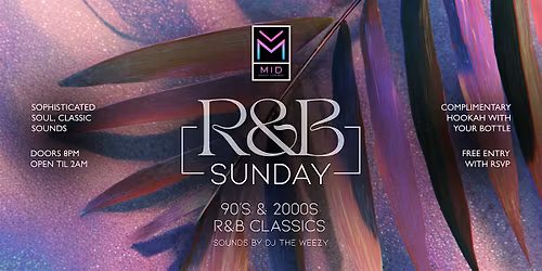 R&B Sundays at Midnight Lounge | #1 R&B Experience in Orlando