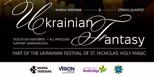 \u2728 Candlelight Charity Concert: Ukrainian Fantasy with Maria Yaremak \u2728
