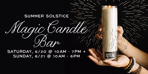 Summer Solstice Magic Candle Bar